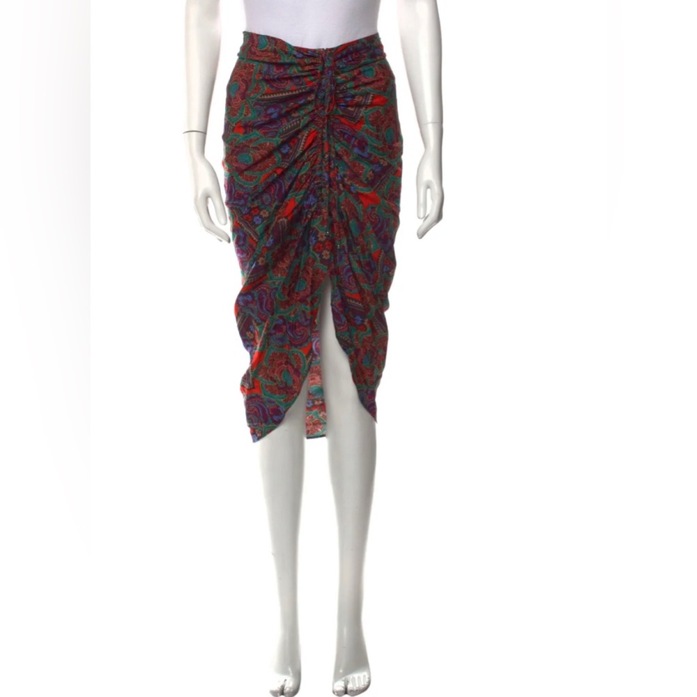 VERONICA BEARD Floral Print Midi Length Skirt size 4